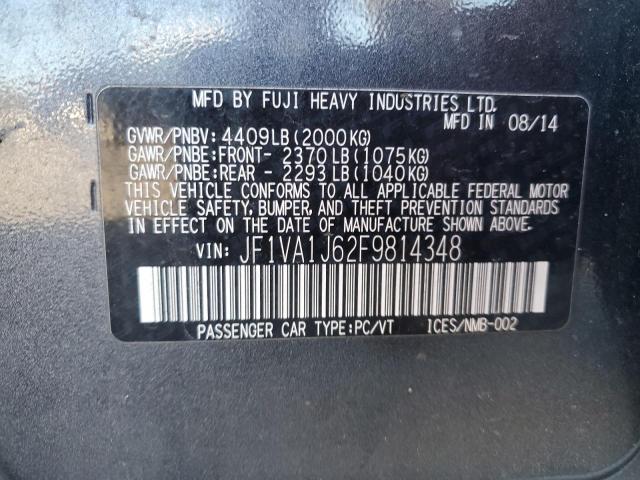 JF1VA1J62F9814348 Subaru Wrx Limited