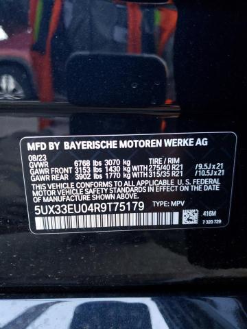 2024 BMW X5 M60I 5UX33EU04R9T75179
