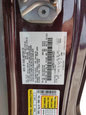 1FA6P8CF7J5184321 Ford MUSTANG GT