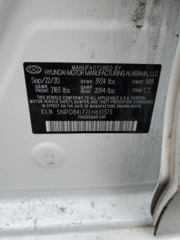 VIN 5NPD84LF2LH631373 2020 HYUNDAI ELANTRA no.12