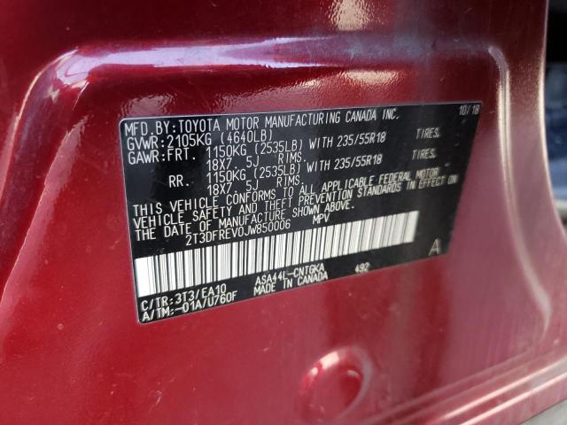 2018 TOYOTA RAV4 LIMIT - 2T3DFREV0JW850006