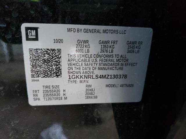 1GKKNRLS4MZ130378 | 2021 GMC ACADIA SLE