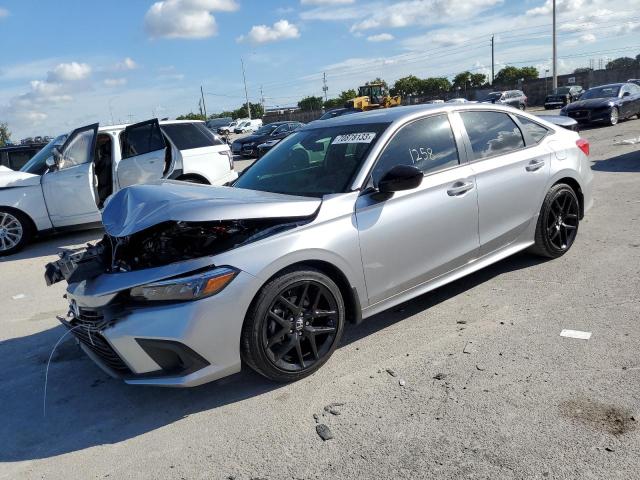 Vin: 2hgfe2f50rh500809, lot: 70878133, honda civic sport 20241