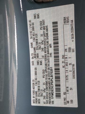 1FMDE5CP6PLB70201 Ford Bronco Base