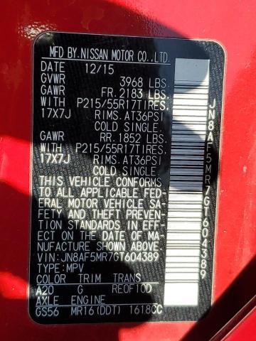 2016 NISSAN JUKE S - JN8AF5MR7GT604389