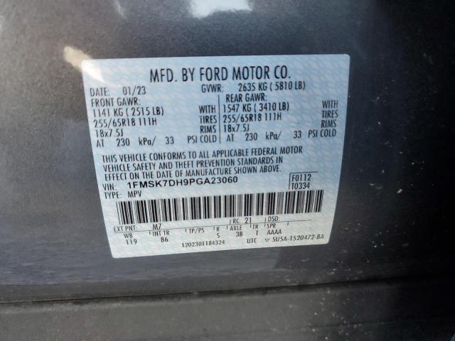 1FMSK7DH9PGA23060 Ford EXPLORER XLT