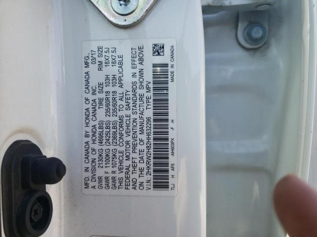 2017 HONDA CR-V EXL - 2HKRW2H82HH632296