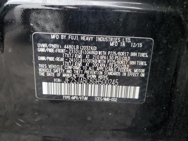 JF2SJABC8GH500245 Subaru Forester 2.5i