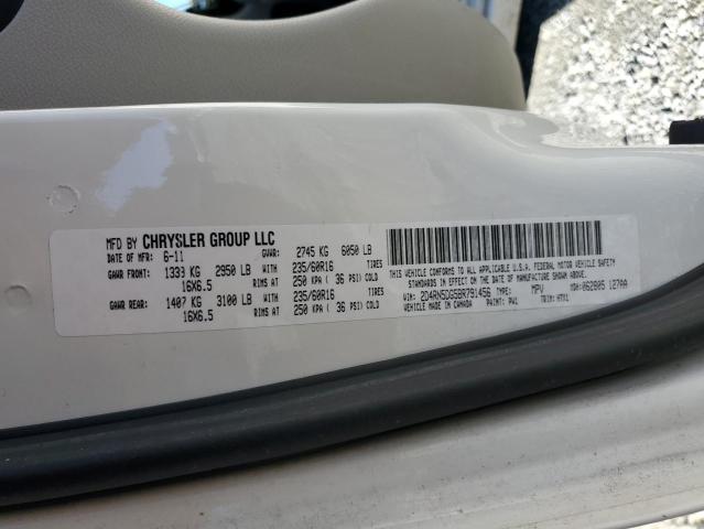 2011 Dodge Grand Caravan Crew VIN: 2D4RN5DG5BR791456 Lot: 71545873