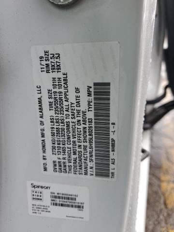 5FNRL6H95LB026183 Honda Odyssey Elite