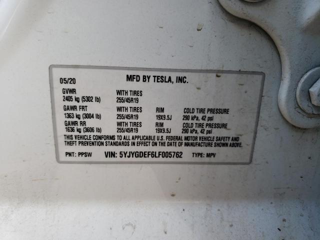 5YJYGDEF6LF005762 Tesla Model Y  13