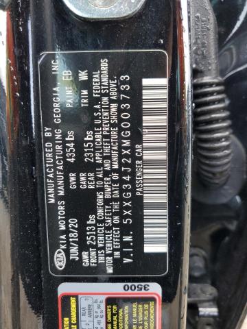 5XXG34J2XMG003733 KIA K5 EX