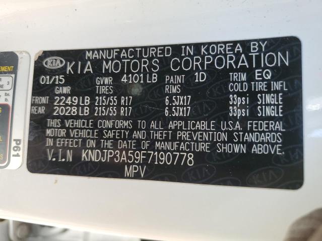 KNDJP3A59F7190778 KIA SOUL +