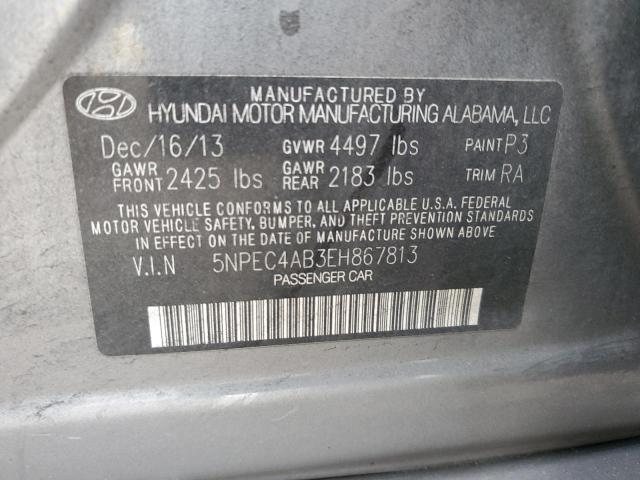 5NPEC4AB3EH867813 Hyundai SONATA SE
