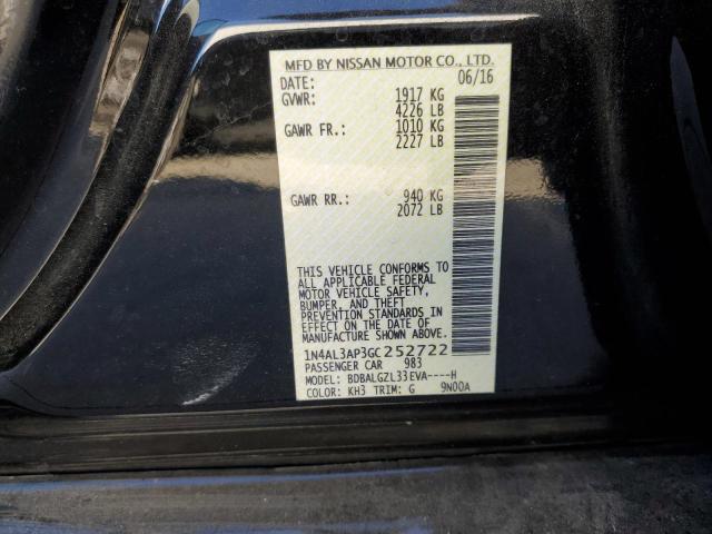2016 NISSAN ALTIMA 2.5 - 1N4AL3AP3GC252722