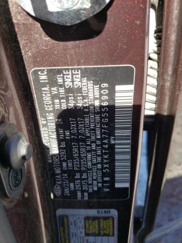 5XYKT4A77FG556909 KIA SORENTO LX
