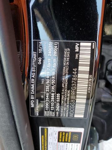 WDCGG8JB9FG378644 Mercedes-Benz Glk 350 4matic