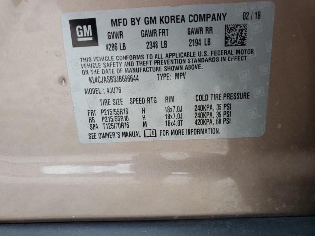 2018 BUICK ENCORE PRE - KL4CJASB3JB656644