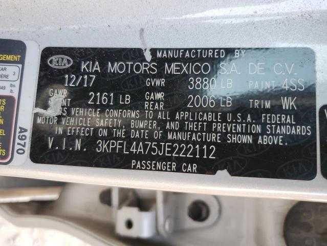 2018 KIA FORTE LX - 3KPFL4A75JE222112