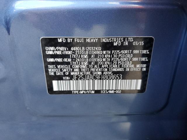 JF2SJABC9FH808653 Subaru Forester 2.5i