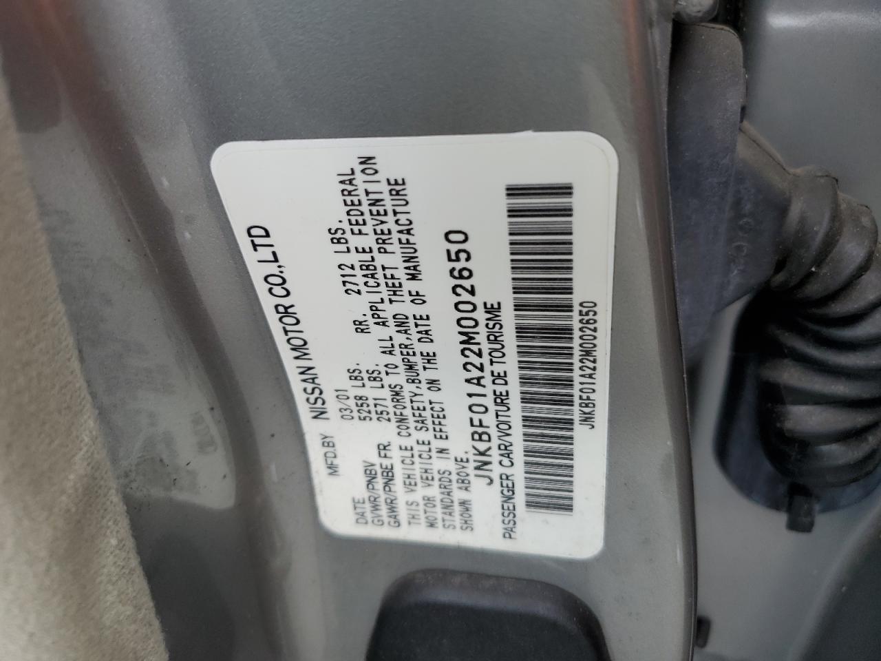 JNKBF01A22M002650 2002 Infiniti Q45