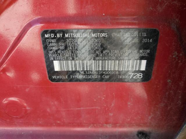 ML32A4HJ7FH006918 Mitsubishi MIRAGE ES