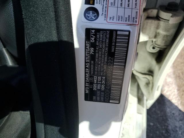 WDDGF4HB0EA966222 Mercedes-Benz C 250