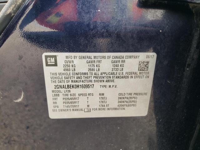 2GNALBEK0H1609517 Chevrolet EQUINOX LS