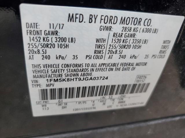 2018 FORD EXPLORER P - 1FM5K8HT9JGA03724