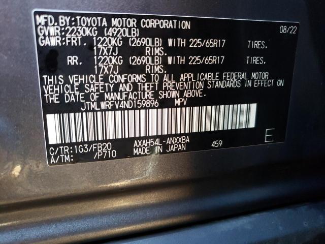 JTMLWRFV4ND159896 Toyota RAV4 LE