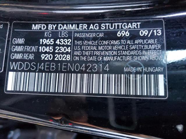 WDDSJ4EB1EN042314 Mercedes-Benz CLA 250