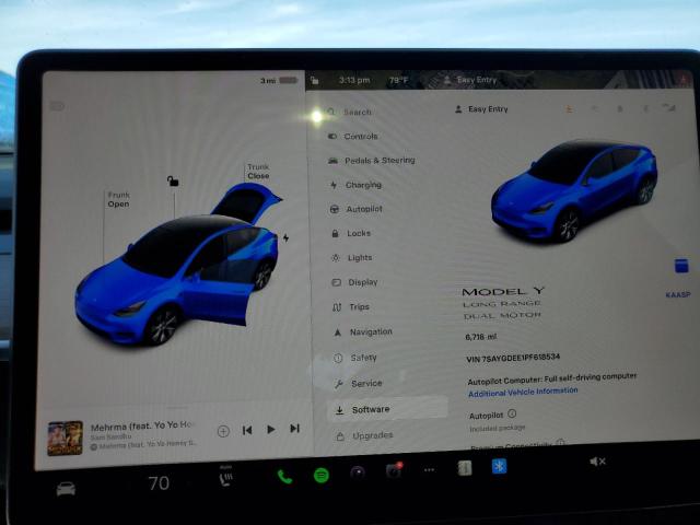 7SAYGDEE1PF618534 | 2023 TESLA MODEL Y