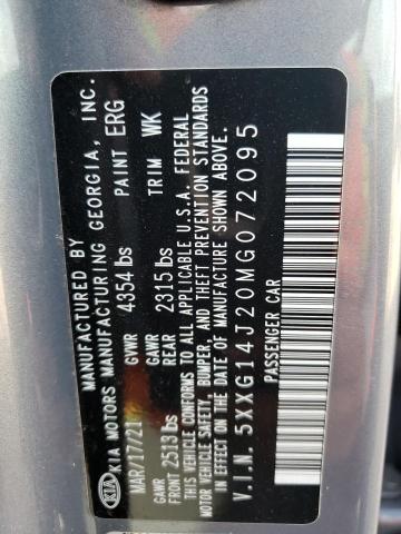 5XXG14J20MG072095 Kia K5 LXS 10