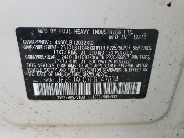 JF2SJACC7EG547834 Subaru Forester 2.5i Premium