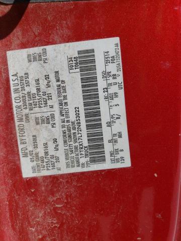 2002 Ford F150 VIN: 1FTRX17L72NB53022 Lot: 50660504