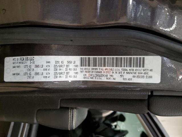 1C4PJLCBXGW324140 Jeep Cherokee Latitude