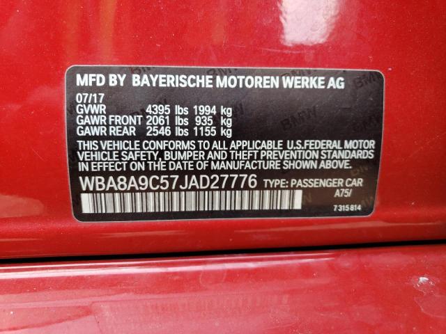WBA8A9C57JAD27776 BMW 320 I