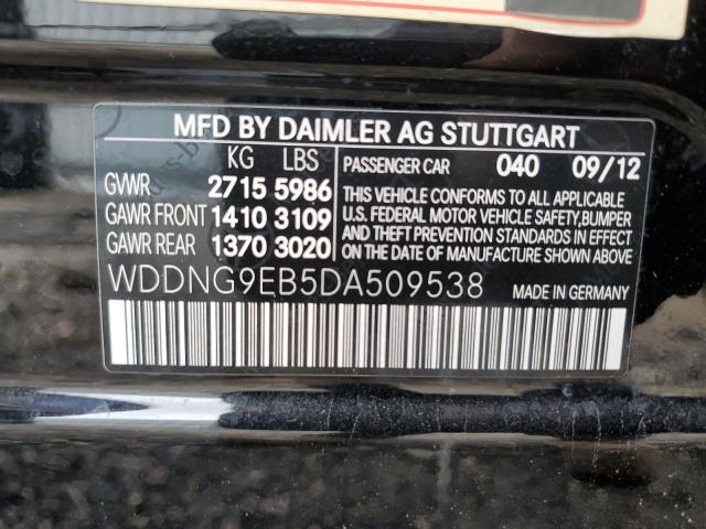 VIN WDDNG9EB5DA509538 2013 Mercedes-Benz S-Class, 5... no.12