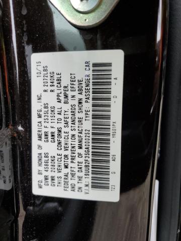 19UUB2F35GA000252 Acura TLX