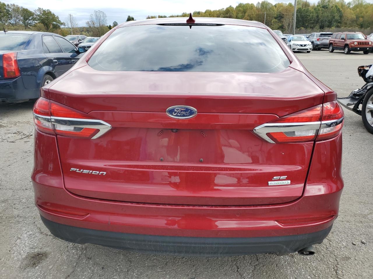 2019 Ford Fusion Se vin: 3FA6P0HD7KR166117