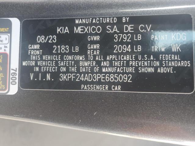 2023 KIA FORTE LX - 3KPF24AD3PE685092