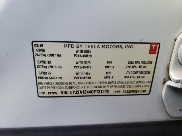 5YJSA1E44GF131208 Tesla MODEL S