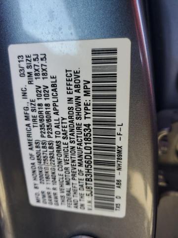 5J8TB3H56DL018534 | 2013 Acura rdx technology