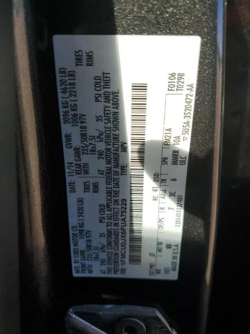 1FMCU0JX6FUA75229 Ford Escape Titanium