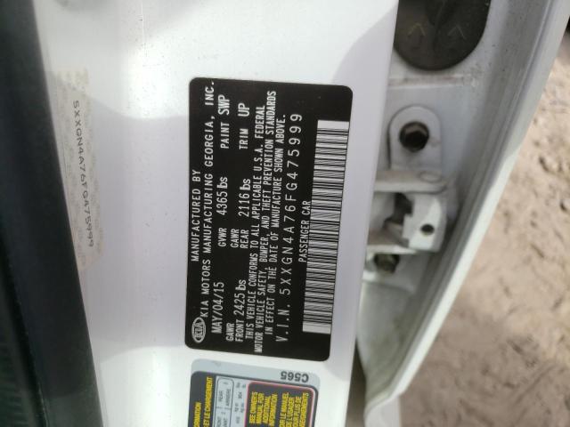 5XXGN4A76FG475999 KIA OPTIMA EX