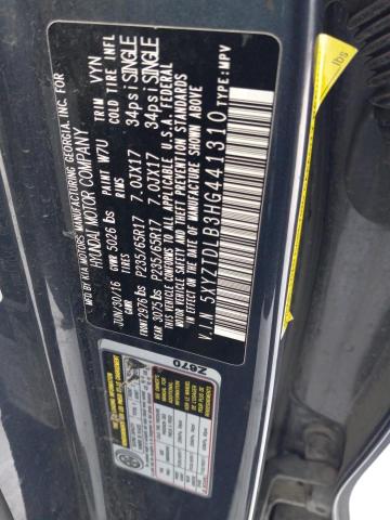 2017 HYUNDAI SANTA FE S - 5XYZTDLB3HG441310