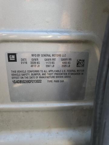 1G4GB5G39GF213022 Buick Lacrosse