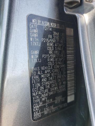 2015 NISSAN JUKE S - JN8AF5MR1FT505985