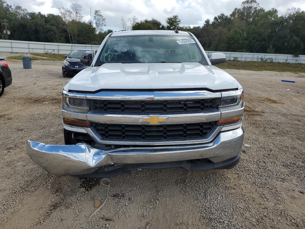 2GCVKPEC1K1****** Used and Repairable 2019 Chevrolet Silverado 1500 in Alabama State