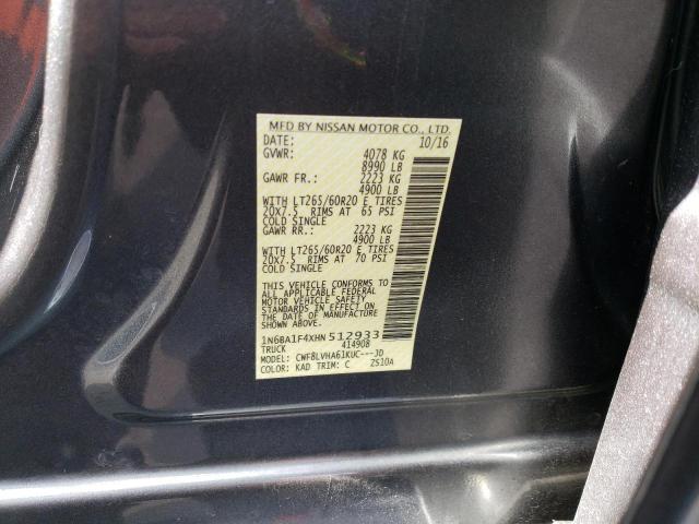 1N6BA1F4XHN512933 Nissan Titan Xd Sl